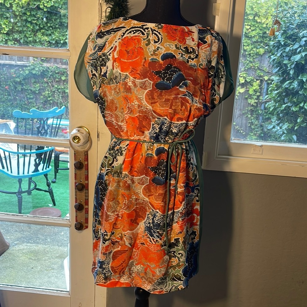Zara floral print dress
